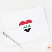 Irak vlag Splendid Patriotic Hart Sticker (Envelop)