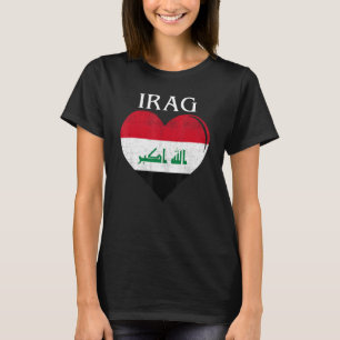  Irak Vlaggenhart voor Irakezen T-shirt