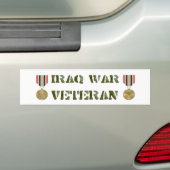 Irak War Vet Bumpersticker (Op auto)