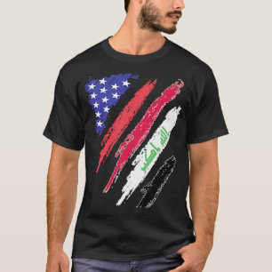 Irakees-Amerikaanse patriotgewas kweekt hartslag s T-shirt