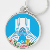 Iran Azadi Tower Sleutelhanger (Voorkant)