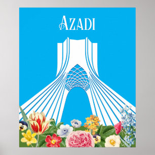 Iran Azadi (vrijheid) Poster