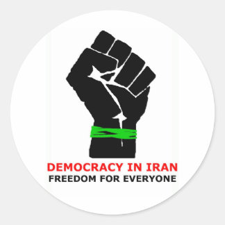 IRAN-democratie Ronde Sticker