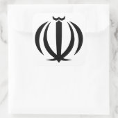 iran embleem vierkante sticker (Tas)