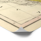 Iran en Saudi-Arabië Poster (Hoek)