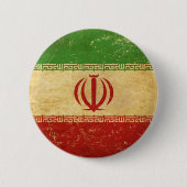 Iran Flag  Design Button (Voorkant)