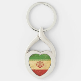 Iran Flag  Design Metal Sleutelhanger