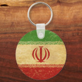 Iran Flag  Design Sleutelhanger (Achterkant)