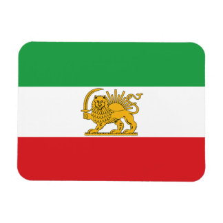 Iran Flag Lion And Sun Shah of Iran Flag Magneet