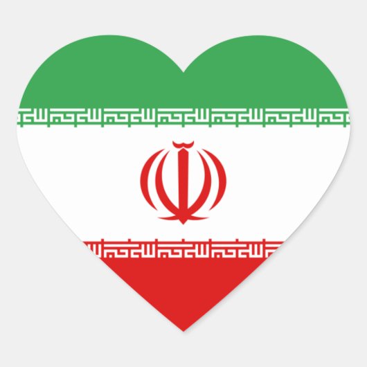 Iran Hart Sticker (Voorkant)