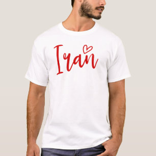 Iran Hart Vrouwen Liefde Iran T-shirt