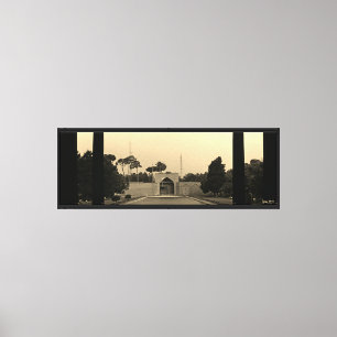 Iran Isfahan chehel sotun paleis 1970 Canvas Afdruk