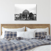 Iran Isfahan shah moskee Canvas Afdruk (Insitu (Slaapkamer))