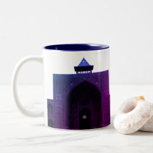  Iran Isfahan West iwan Imam Mosque Tweekleurige Koffiemok