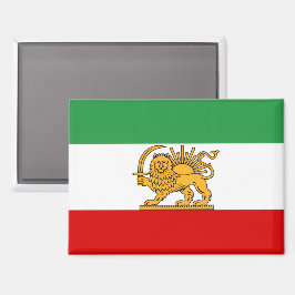 IRAN Lion and Sun Flag Magnet Magneet