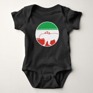 Iran Luipaard Iraanse nationale dierenvlag Romper