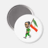 Iran Magnet Magneet (Voorkant / Achterkant)