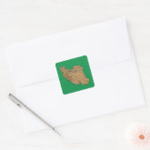 Iran Map Sticker (Envelop)