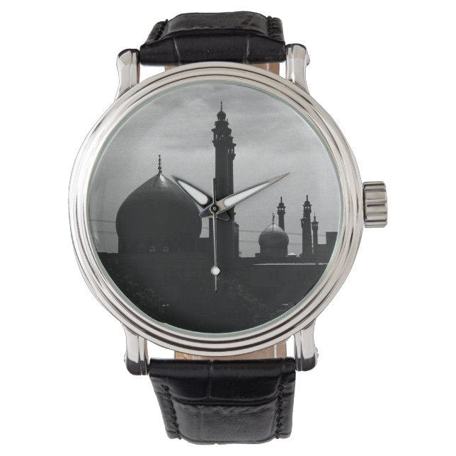  Iran Qom-moskee van Fatima Horloge (Voorkant)