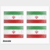 Iran Rechthoekige Sticker (Vel)