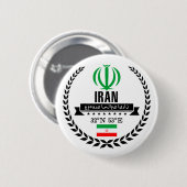 Iran Ronde Button 5,7 Cm (Voorkant /achterkant)