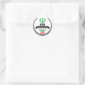 Iran Ronde Sticker (Tas)