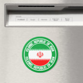 Iran Round Emblem Magneet (Insitu (Vaatwasser))