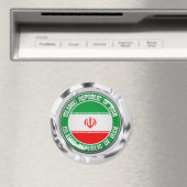 Iran Round Emblem Magneet (Insitu (Vaatwasser))