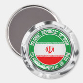 Iran Round Emblem Magneet (Voorkant / Achterkant)