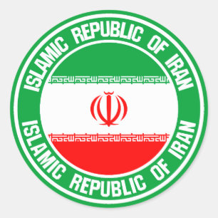 Iran Round Emblem Ronde Sticker
