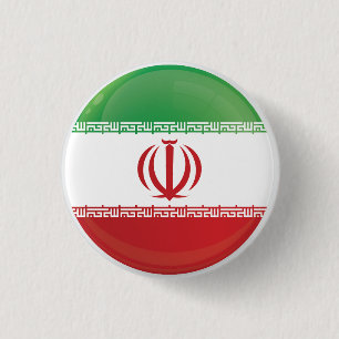 Iran Round Icon-vlag Ronde Button 3,2 Cm