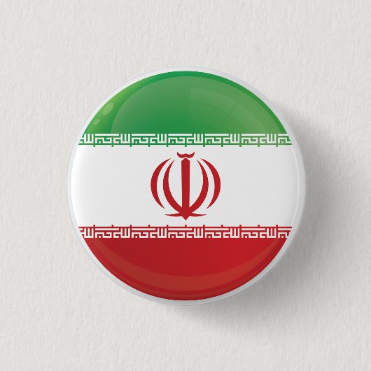 Iran Round Icon-vlag Ronde Button 3,2 Cm (Voorkant)