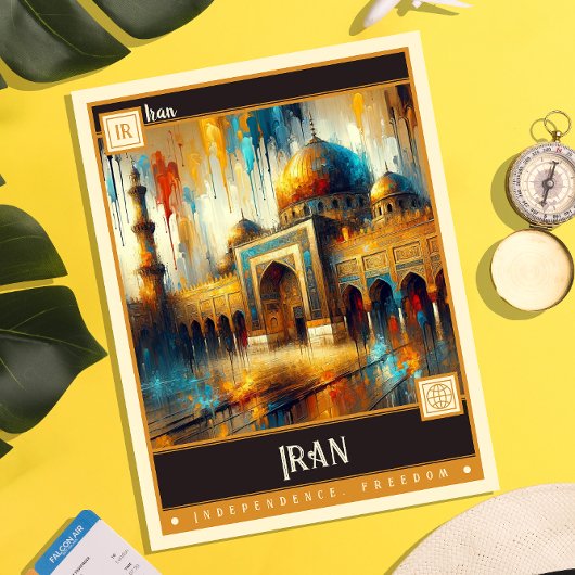Iran |  schilderij briefkaart