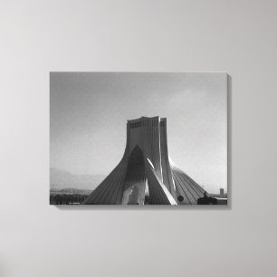  Iran Teheran Azadi Square Canvas Afdruk