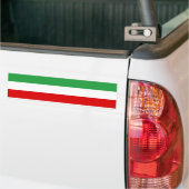 Iran Tricolor Stripe Bumpersticker (Op Truck)