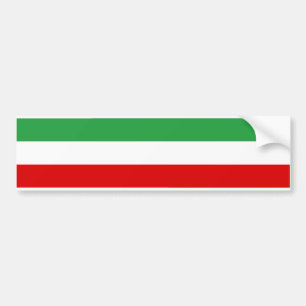 Iran Tricolor Stripe Bumpersticker