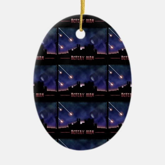 Iran verwerpen keramisch ornament (Voorkant)