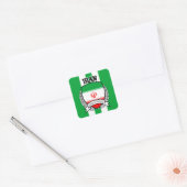 Iran Vierkante Sticker (Envelop)