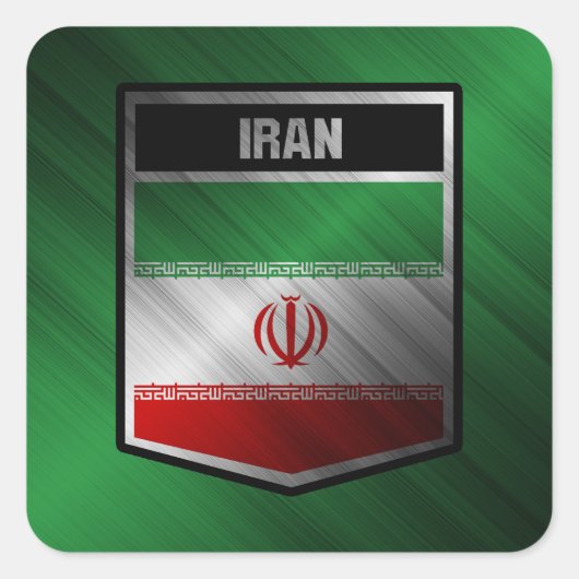 Iran Vierkante Sticker (Voorkant)