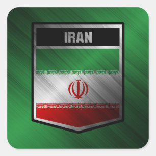 Iran Vierkante Sticker