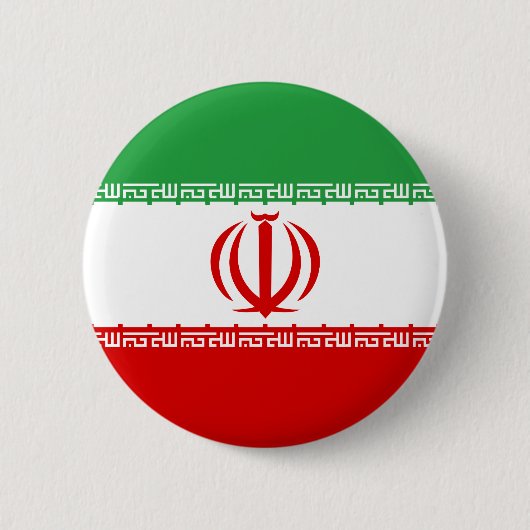 Iran vlag Button (Voorkant)