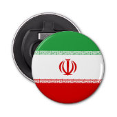 Iran vlag button flesopener (Voorkant)
