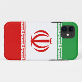 Iran vlag Case-Mate iPhone case (Achterkant (horizontaal))