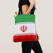 Iran vlag draagtas (Dichtbij)