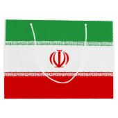 Iran vlag groot cadeauzakje (Achterkant)