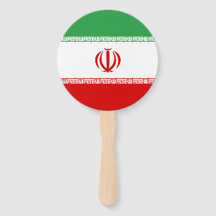 Iran vlag handwaaier