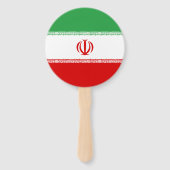 Iran vlag handwaaier (Achterkant)