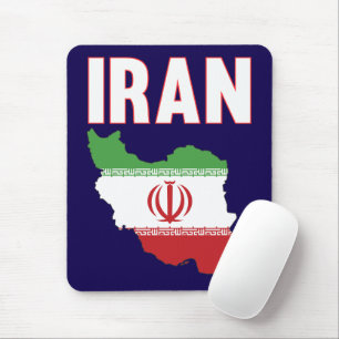 Iran Vlag Kaart Iraanse Trots Muismat