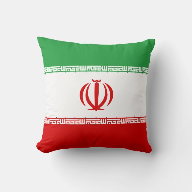 Iran vlag kussen (Voorkant)
