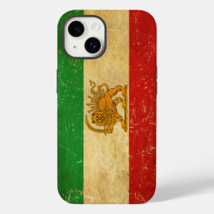 Iran Vlag Leeuw En Zon Shah van Iran Vlag Case-Mate iPhone 14 Hoesje